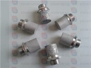 Titanium sinter metal filter cartridge titanium rod filter